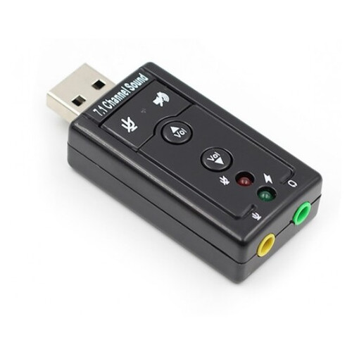 Звуковая карта USB 3D Sound card 7 в 1 внешняя фото №1
