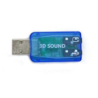 Звукова карта USB (адаптер USB2Sound), USB 2.0, мікрофон, 2.0 (virtual 5.1), Box фото №1