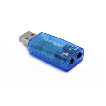 Звукова карта USB (адаптер USB2Sound), USB 2.0, мікрофон, 2.0 (virtual 5.1), Box фото №2