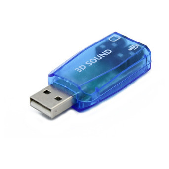 Звукова карта USB (адаптер USB2Sound), USB 2.0, мікрофон, 2.0 (virtual 5.1), Box фото №3