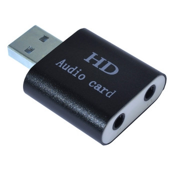 Звукова плата Dynamode USB-Sound7-ALU Black фото №1