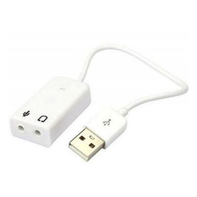 Звукова плата Dynamode USB 8(7.1) каналів 3D RTL (USB-SOUND7-WHITE) фото №1