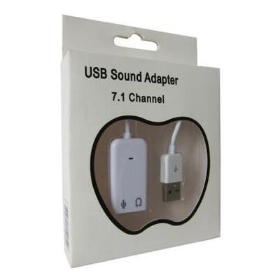 Звукова плата Dynamode USB 8(7.1) каналів 3D RTL (USB-SOUND7-WHITE) фото №3