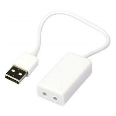 Звукова плата Dynamode USB 8(7.1) каналів 3D RTL (USB-SOUND7-WHITE) фото №2
