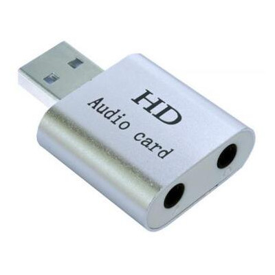 Звукова плата Dynamode USB-SOUND7-ALU silver фото №1
