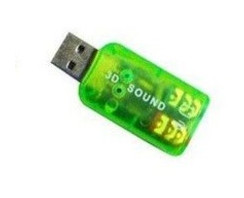 Звуковая карта Dynamode USB 6(5.1) каналов 3D RTL Green (39623) фото №1