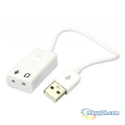 Звукова плата Dynamode USB 8 3D RTL (USB-SOUND7-WHITE) фото №3