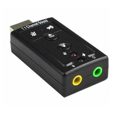 Універсальна звукова карта Primo USB Virtual 7.1 Audio 3D Sound Card фото №2