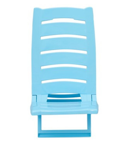 Крісло-шезлонг Adriatic із пластику 37.5 х 65 см блакитний (8002936289438) фото №3