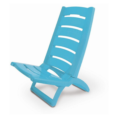 Крісло-шезлонг Adriatic із пластику 37.5 х 65 см блакитний (8002936289438) фото №1