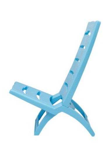 Крісло-шезлонг Adriatic із пластику 37.5 х 65 см блакитний (8002936289438) фото №4