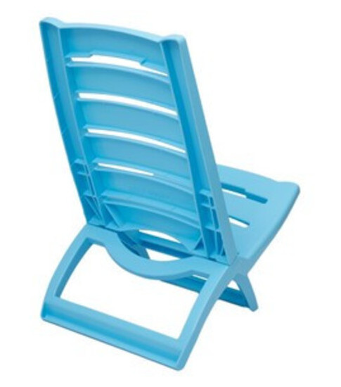 Крісло-шезлонг Adriatic із пластику 37.5 х 65 см блакитний (8002936289438) фото №5