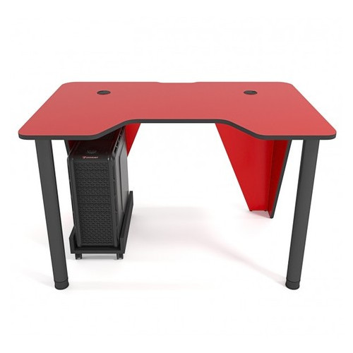 Геймерський ігровий стіл Zeus IVAR-1200 червоний/чорний фото №2