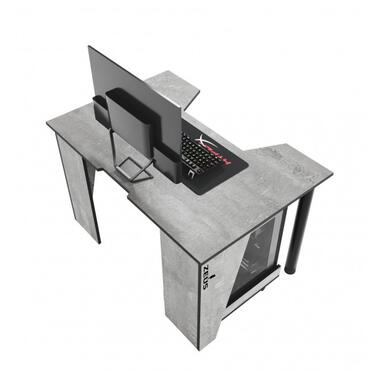 Геймерський ігровий стіл  ZEUS™ GAMER-1 бетон/чорний  ZEUS фото №4
