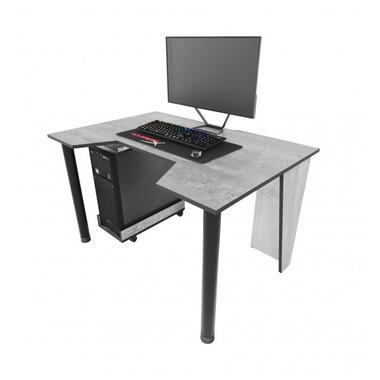 Геймерський ігровий стіл  ZEUS™ GAMER-1 бетон/чорний  ZEUS фото №1