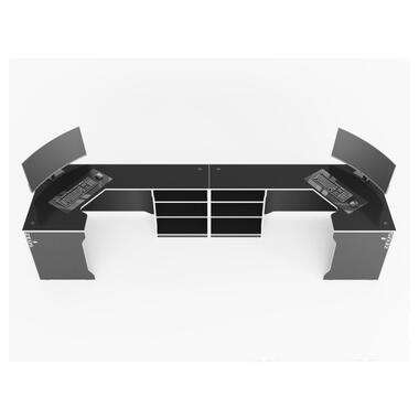 Геймерський стіл ZEUS Revolver 3 чорний/білий ZEUS фото №2