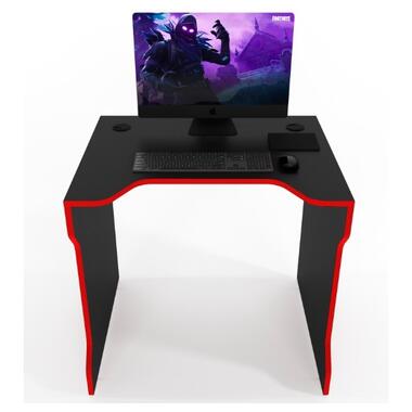 Геймерський стіл ZEUS TRON-3, чорний-червоний ZEUS фото №2