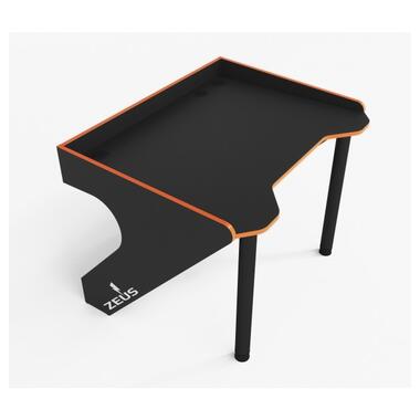 Геймерський ергономічний стіл ZEUS™ GEROY-2 чорний-оранж ZEUS фото №1