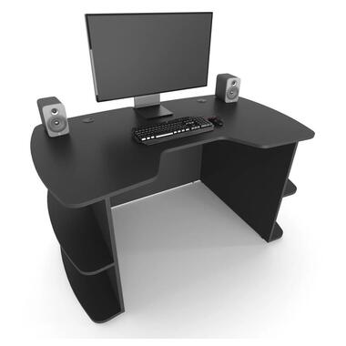 Геймерський стіл ZEUS Floki-2 чорний з вирізом ZEUS фото №1