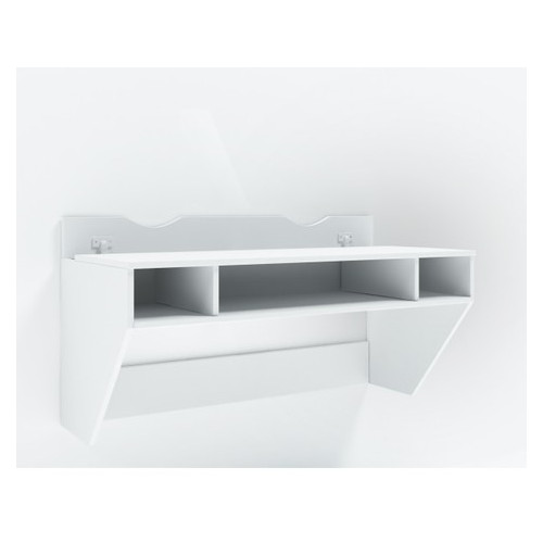 Комп'ютерний навісний стіл Comfy Home AirTable-II WT Mini (білий) фото №1