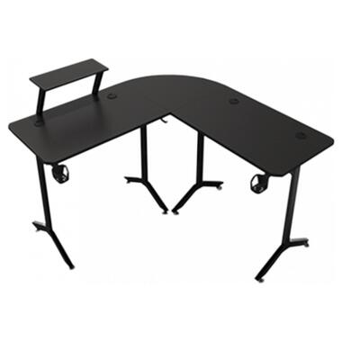 Компьютерный стол GT Racer T-1247 (146x146x60x73) Black фото №1