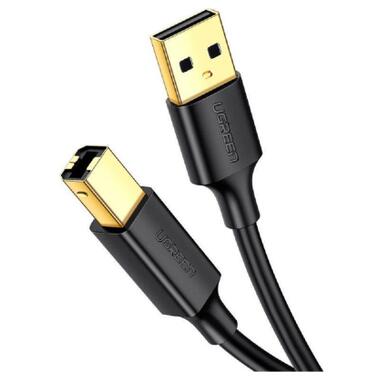 Кабель для принтера USB 2.0 AM/BM 5.0м US135 черный Ugreen (10352) фото №1