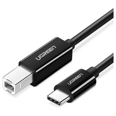 Кабель для принтера USB-C 2.0 to BM 2.0m US241 черный Ugreen (50446) фото №1