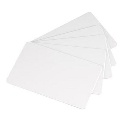 Картка пластикова чиста Evolis PVC 30 mil білі 5х100 штук (C4001) фото №1