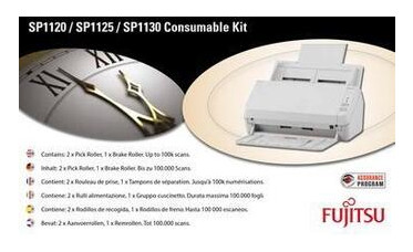 Комплект ресурсних матеріалів для сканерів Fujitsu SP-1120, SP-1125, SP-1130, SP-1120N, SP-1125N, SP-1130N (CON-3708-100K) фото №1
