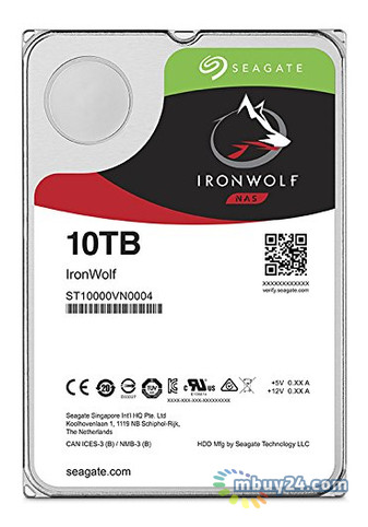 Жорсткий диск Seagate IronWolf HDD 10TB 7200rpm 256MB ST10000VN0004 3.5 SATA III фото №1