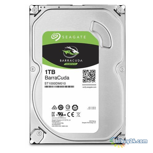 Жорсткий диск Seagate BarraCuda HDD 1TB 7200rpm 64MB ST1000DM010 3.5 SATA III фото №1