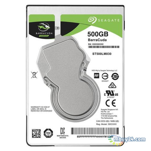Жорсткий диск для ноутбука 2.5 500GB Seagate (ST500LM030) фото №1