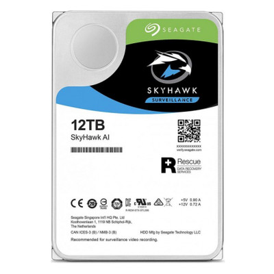 Жорсткий диск Seagate HDD SATA 12.0 TB SkyHawk AI Surveillance 7200 rpm 256 MB фото №4