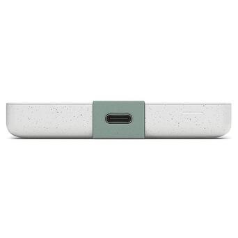 Зовнішній жорсткий диск 2.5 USB 2.0 TB Seagate Ultra Touch Cloud White (STMA2000400) фото №2