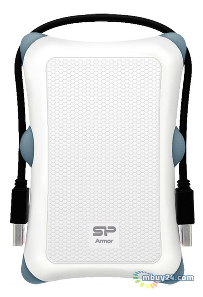 Зовнішній жорсткий диск Silicon Power Armor A30 2 TB USB 3.0 White (SP020TBPHDA30S3W) фото №1