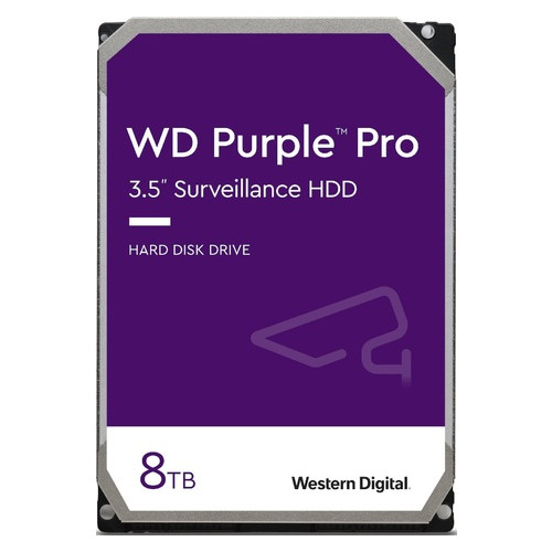 Жорсткий диск WD 3.5 SATA 3.0 8TB 7200 256MB Purple Pro Surveillance (WD8001PURP) фото №2