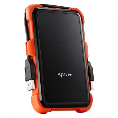 Зовнішній жорсткий диск 2TB Apacer AC630 2.5 USB 3.1 orange (AP2TBAC630T-1) фото №3