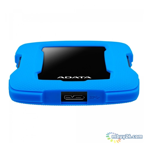 Зовнішній жорсткий диск ADATA 2.5 USB 3.1 1TB HV330 Blue (AHD330-1TU31-CBL) фото №3
