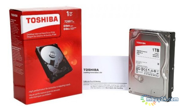 Жорсткий диск Toshiba P300 HDWD110UZSVA фото №3