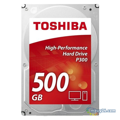 Жорсткий диск Toshiba HDD SATA 500GB P300 7200rpm 64MB фото №1