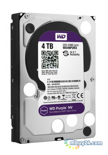 Жорсткий диск Western Digital 4.0TB Purple (WD40PURZ) фото №2