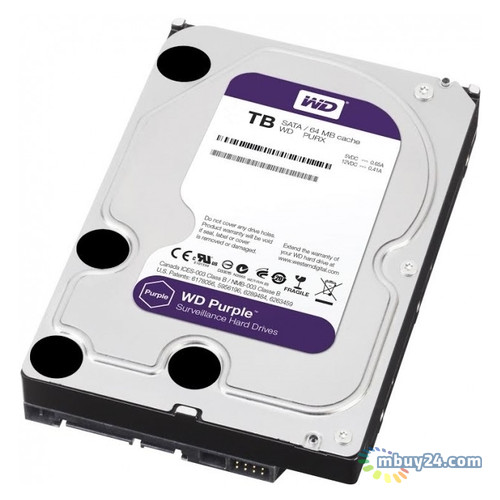 Жорсткий диск Western Digital 4.0TB Purple (WD40PURZ) фото №3