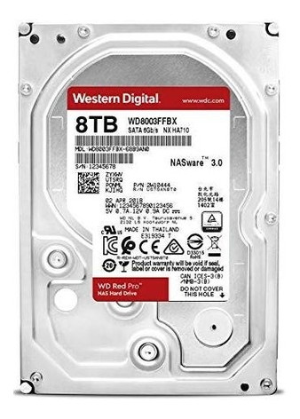 Жорсткий диск WD 3.5 SATA 3.0 8TB 7200rpm 256MB Red Pro (WD8003FFBX) фото №1