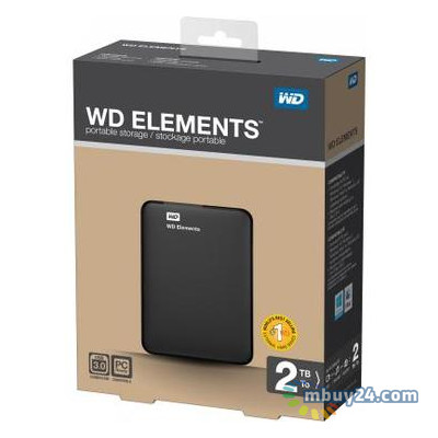 Зовнішній жорсткий диск Western Digital Elements Portable 2TB 2.5 USB 3.0 5400 rpm (WDBU6Y0020BBK-EESN) фото №7