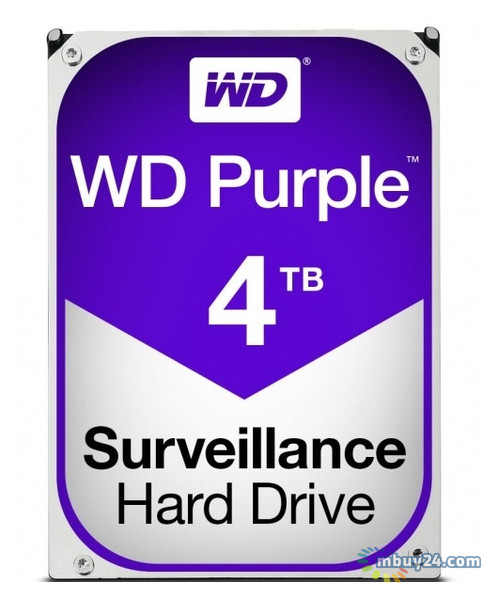 Жорсткий диск Western Digital 4TB 3.5 SATA 3 64Mb (WD40PURX) фото №1