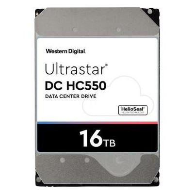 Жорсткий диск Western Digital 3.5 16TB Ultrastar DC HC550 (WUH721816ALE6L4) фото №1