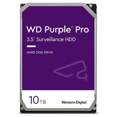 Жорсткий диск Western Digital 10TB 3.5 7200 256MB SATA Purple Pro Surveillance (WD101PURP) фото №1
