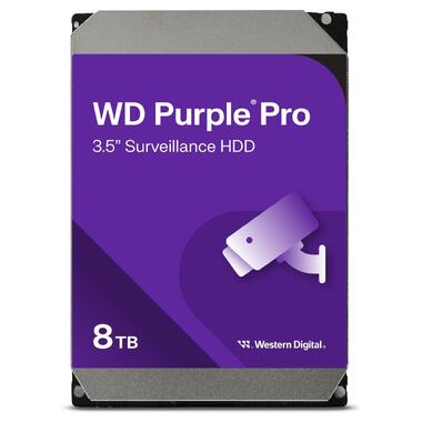 Жорсткий диск Western Digital 8TB 3.5 7200 256MB SATA Purple Pro Surveillance (WD8001PURP) фото №1