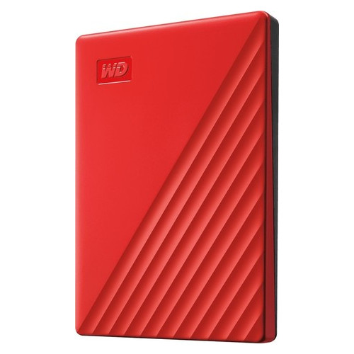 Жорсткий диск Western Digital 2.5 USB 3.2 Gen 1 2TB My Passport Red (WDBYVG0020BRD-WESN) фото №3