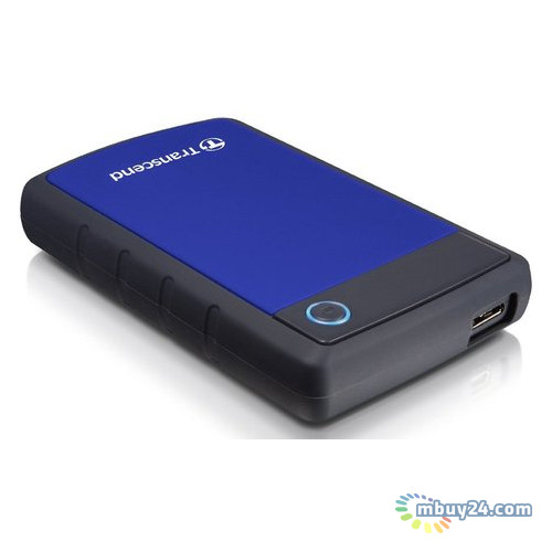 Зовнішній жорсткий диск Transcend StoreJet 1TB 2.5 USB 3.0 Blue (серія H) (TS1TSJ25H3B) фото №3